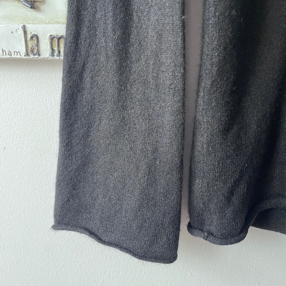 Shimera 100% Cashmere Quiet Luxury Black Hooded Women’s Sweater Size S - Picture 5 of 7